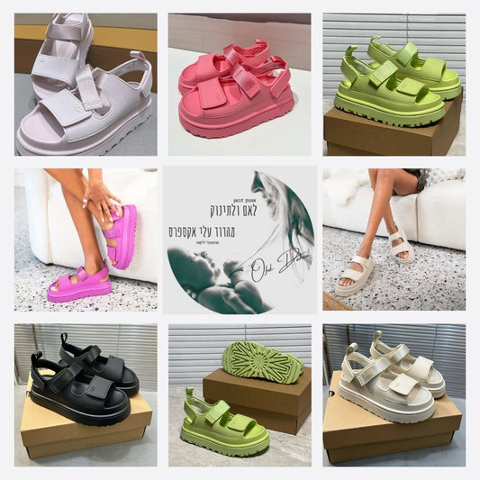 סנדלי נשים UGG האג – מבחר של 7 צבעים במידות 36-42 לקיץ 2025