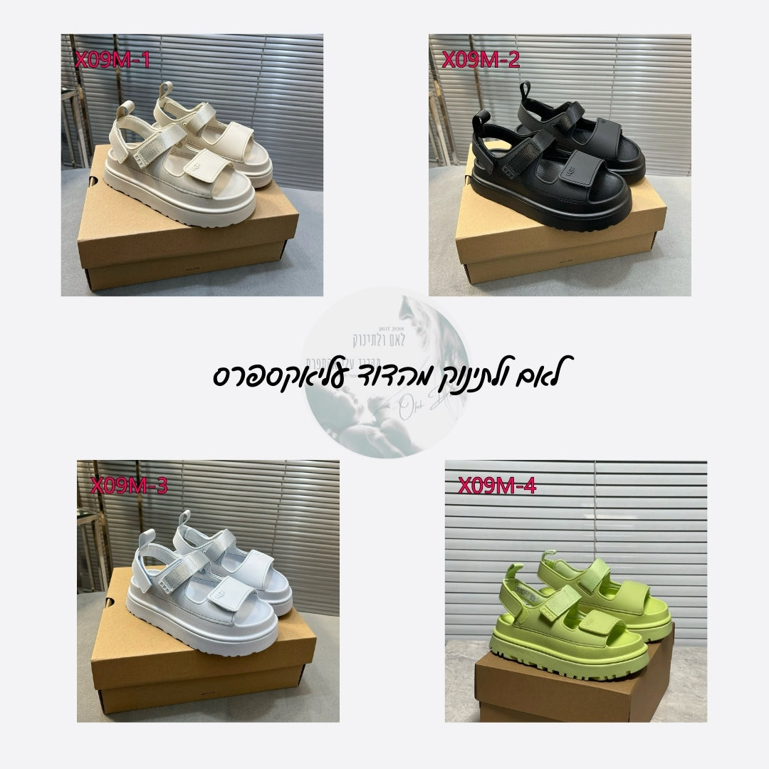 סנדלי נשים UGG האג – מבחר של 7 צבעים במידות 36-42 לקיץ 2025