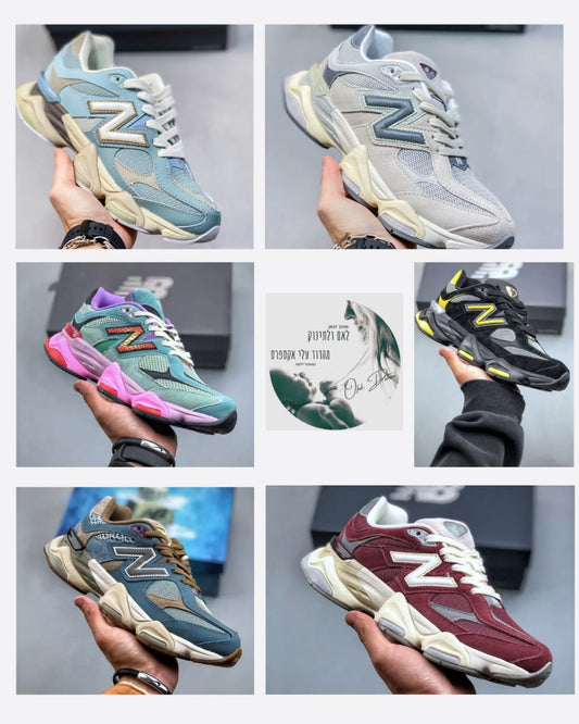 נעלי ניו בלאנס NB 9060 – 10 דגמים חדשים במידות 36-45, הזמנה פשוטה עם קישור מיוחד!