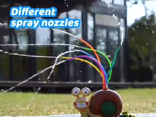 חסכונות חמים לקיץ 2025 – מזרקת מים בצורת חילזון לאטרקציה מהנה לילדים