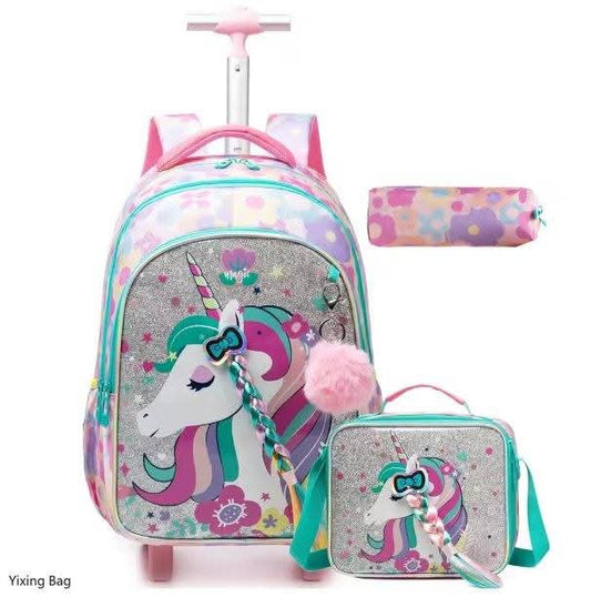 חוזרים ללימודים עם תיק גלגלים איכותי + קלמר ותיק אוכל שומר קור! גלו את כל הדגמים בקישור