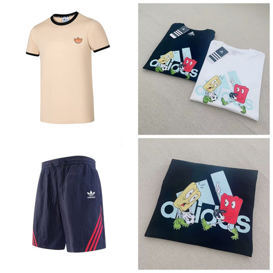 חולצות ומכנסיים AD לגברים - קולקציית קיץ