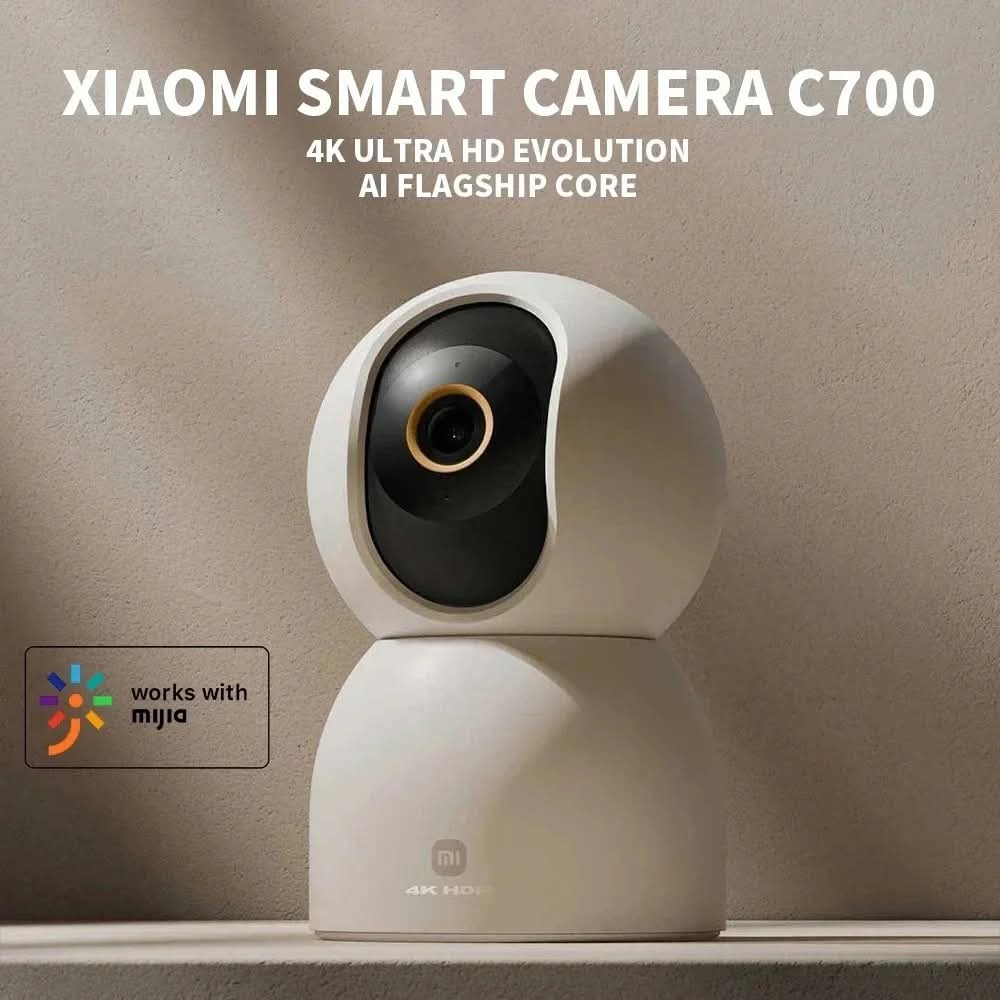 מצלמת Xiaomi מיני 360° C700 4K אולטרה HD חכמה 8MP עם ראיית לילה