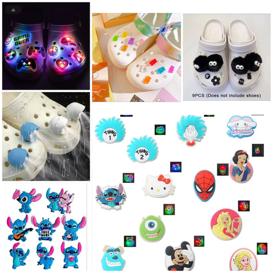 ג'יביטים ואביזרים לקרוקס - דגמים מצוירים, ספורט, ממתקים ועוד 2025