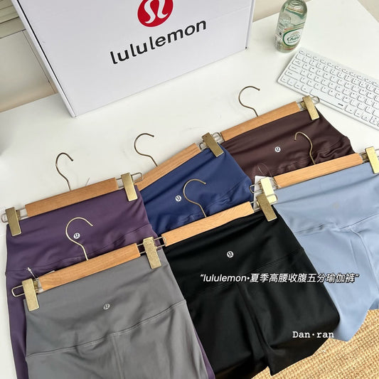 טייץ יוגה ורכיבה קצר LU לנשים – קולקציית 2025