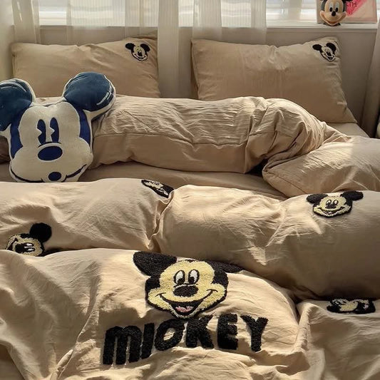 סט סדינים 100% כותנה עם כיסוי שמיכה ודמויות דיסני