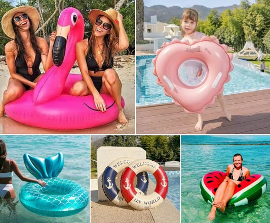 גלגלי ים מתנפחים ומשאבת אוויר ניידת – אביזרי קיץ 2025 מושלמים לכל המשפחה!