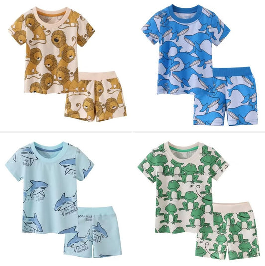 חסכונות לעונת השמש 🌞🔥 - סט חולצה ומכנס כותנה 😎