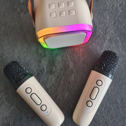 הזדמנות אחרונה להזמין ערכת קריוקי לילדים – רמקול ומיקרופון ב-₪ במחיר מיוחד לסוף שנה!