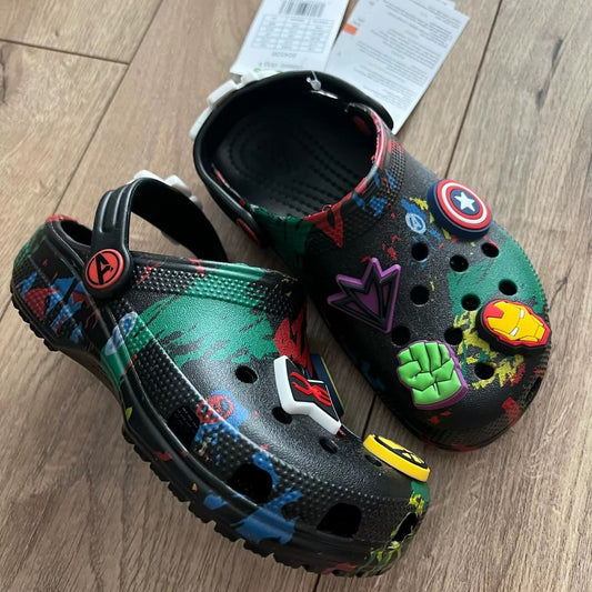 כפכפי קרוקס לילדים MARVEL – מידות 24-35, בחירה מדויקת לפי אורך כף הרגל