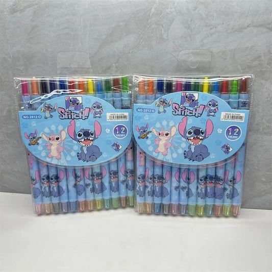 חוזרים ללימודים בסטייל! 12 צבעים מהממים של סטיץ' & אנג'לה במחיר מיוחד ₪16.20