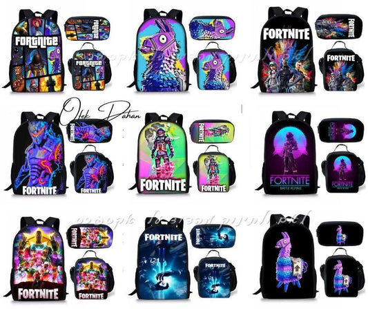 חזרה ללימודים 2025/6: תיק FORTNITE לבית ספר + קלמר ותיק אוכל במבצע מיוחד