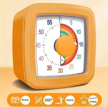 טיימר חזותי לילדים להגבלת זמן לפעילויות