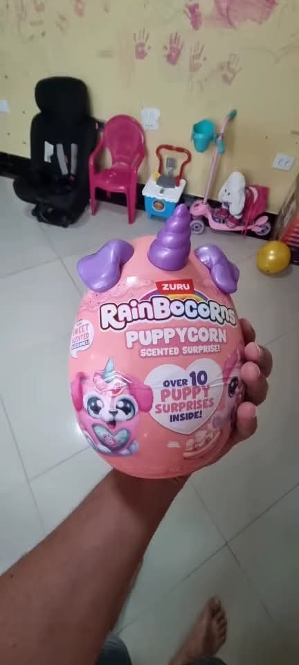 זורו ריינבוקורנס גור כלבלבים – בובת פרווה מקורית 2025