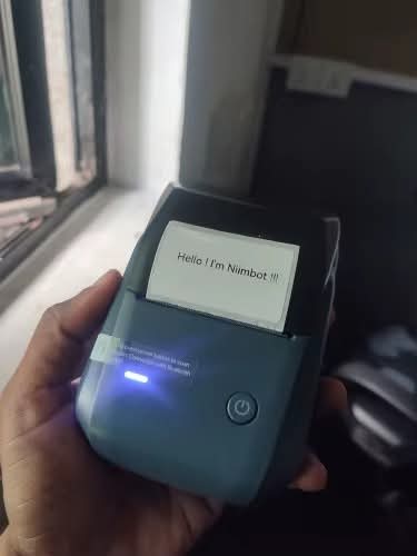 מדפסת מדבקות חכמה Niimbot ללא דיו – עמידה למים, תואמת קנבה
