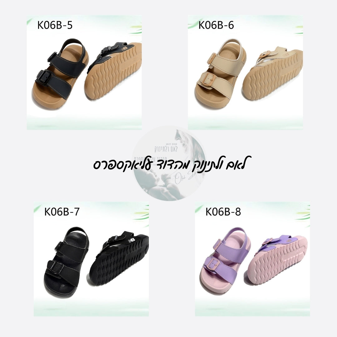 סנדלי ילדים ניו-בלאנס NB – קיץ 2025 במידות 25-35, 8 צבעים לבחירה!