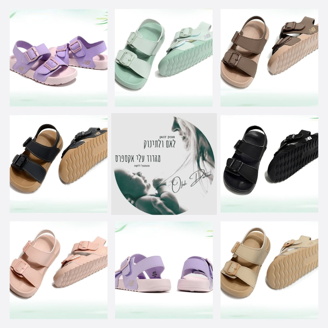 סנדלי ילדים ניו-בלאנס NB – קיץ 2025 במידות 25-35, 8 צבעים לבחירה!