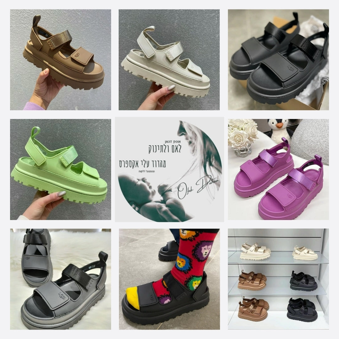 סנדלי נשים UGG בדוד – קיץ 2025, 5 צבעים ומידות 35-41!