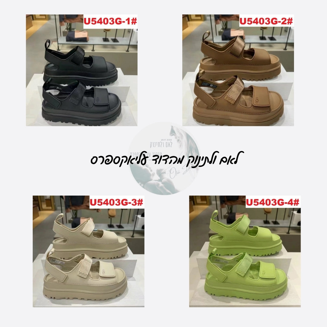 סנדלי נשים UGG בדוד – קיץ 2025, 5 צבעים ומידות 35-41!