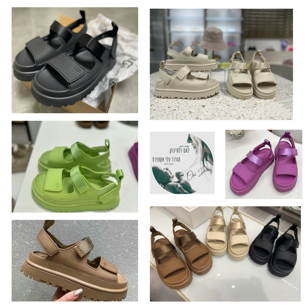סנדלי נשים UGG בדוד – קיץ 2025, 5 צבעים ומידות 35-41!