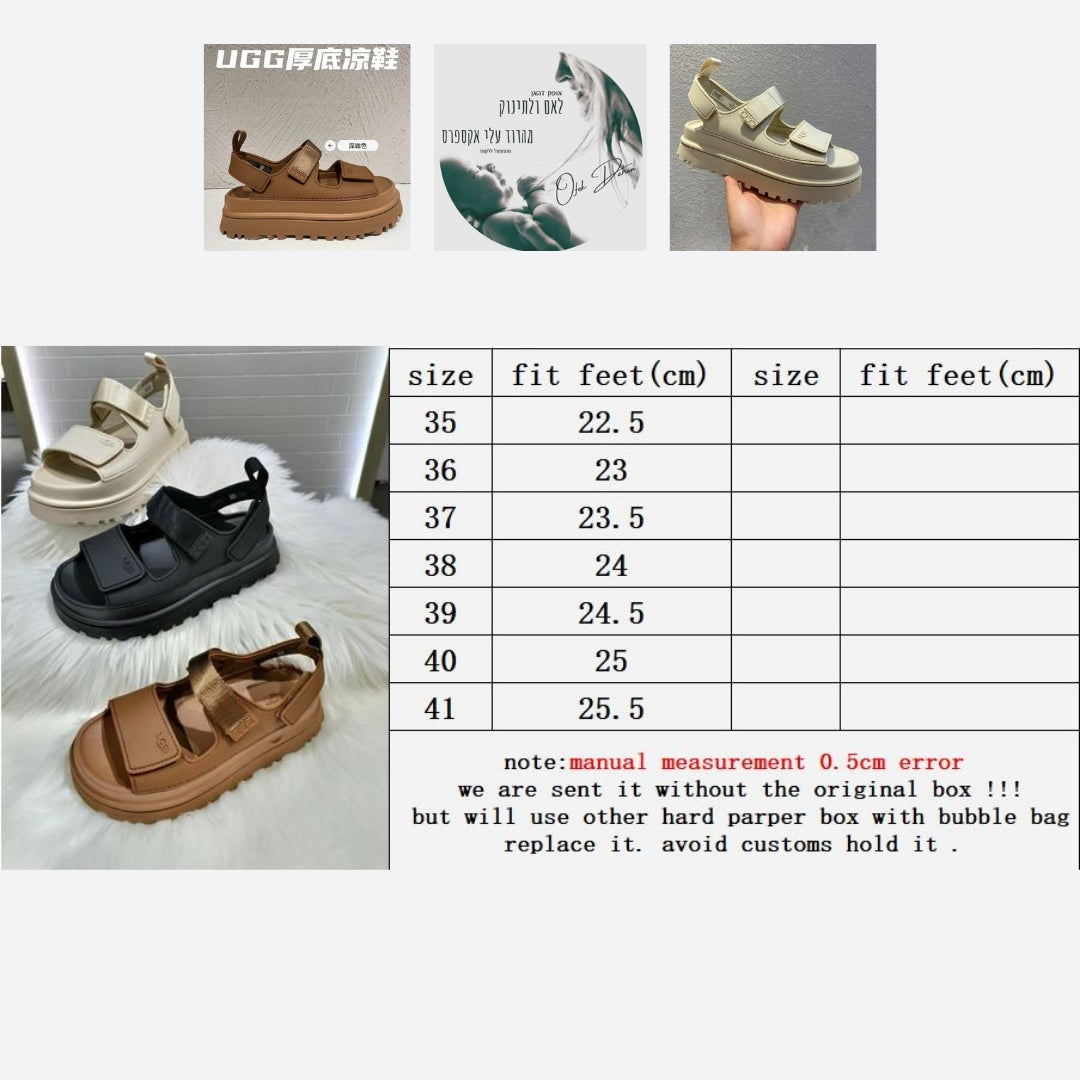 סנדלי נשים UGG בדוד – קיץ 2025, 5 צבעים ומידות 35-41!