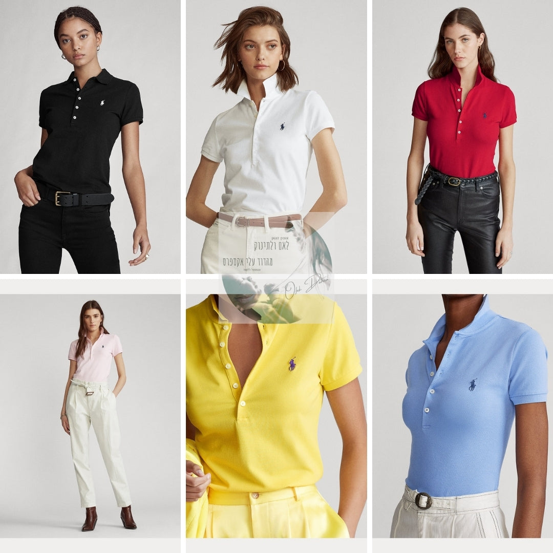 חדש בדוד: חולצות POLO Ralph Lauren לנשים ונערות במידות S-XL