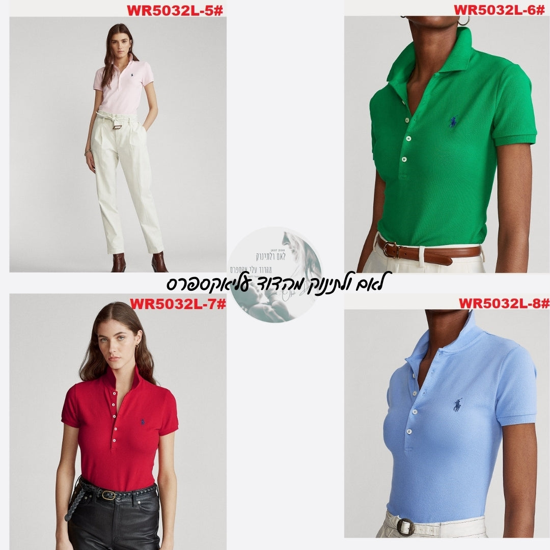 חדש בדוד: חולצות POLO Ralph Lauren לנשים ונערות במידות S-XL
