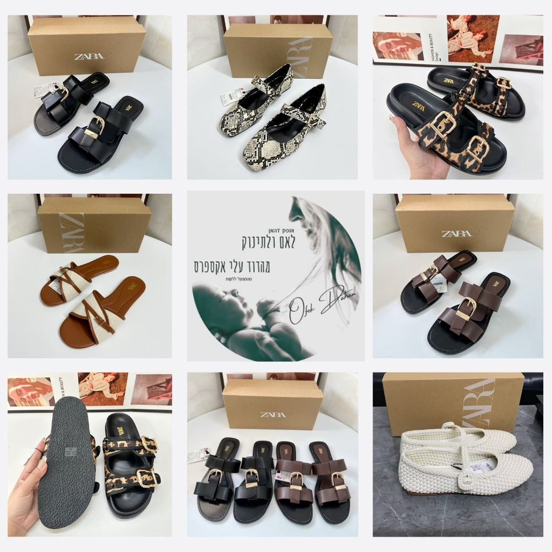 חדש בדוד: סנדלי נשים ZARA לקיץ 2025 – 6 צבעים לבחירה, מידות 36-42