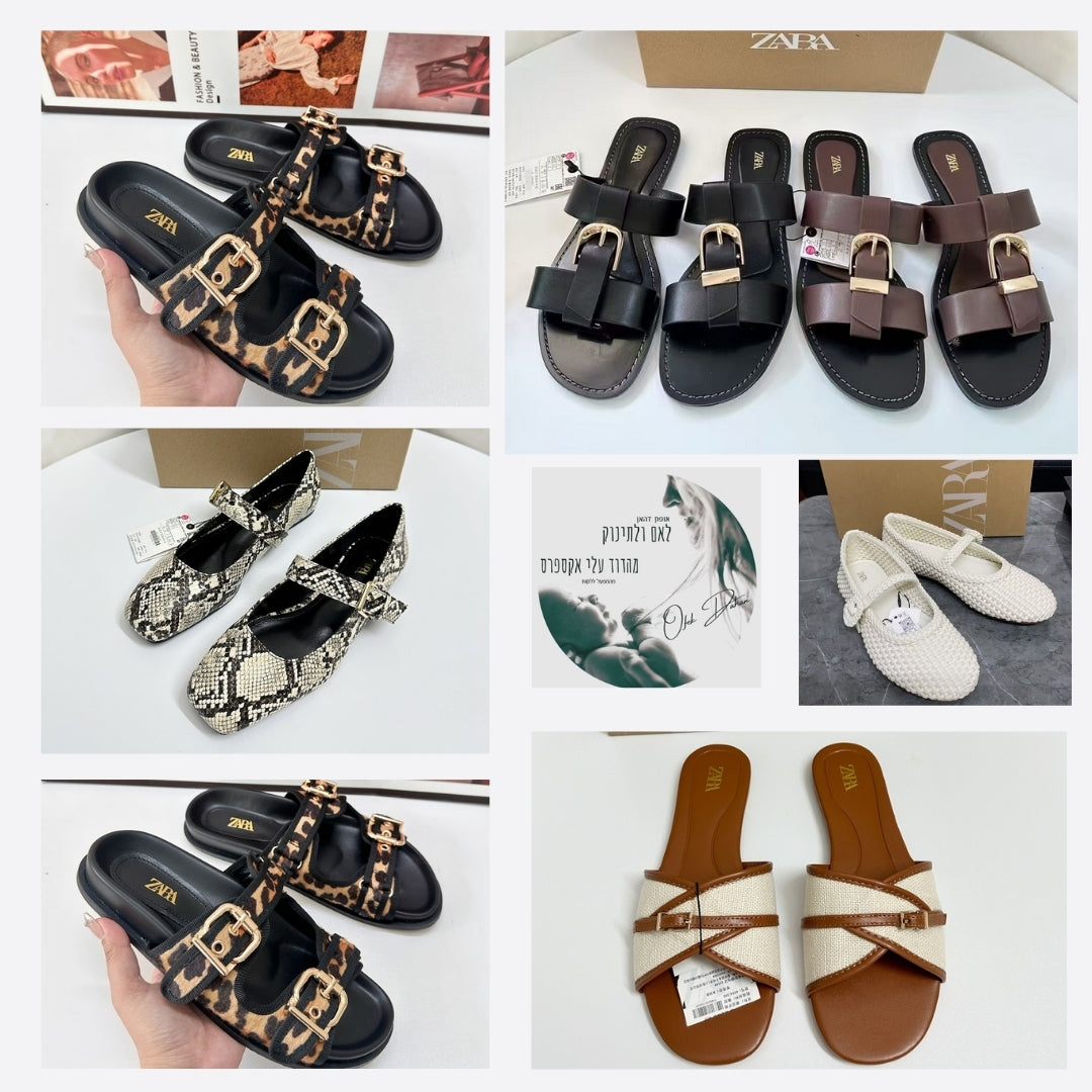 חדש בדוד: סנדלי נשים ZARA לקיץ 2025 – 6 צבעים לבחירה, מידות 36-42