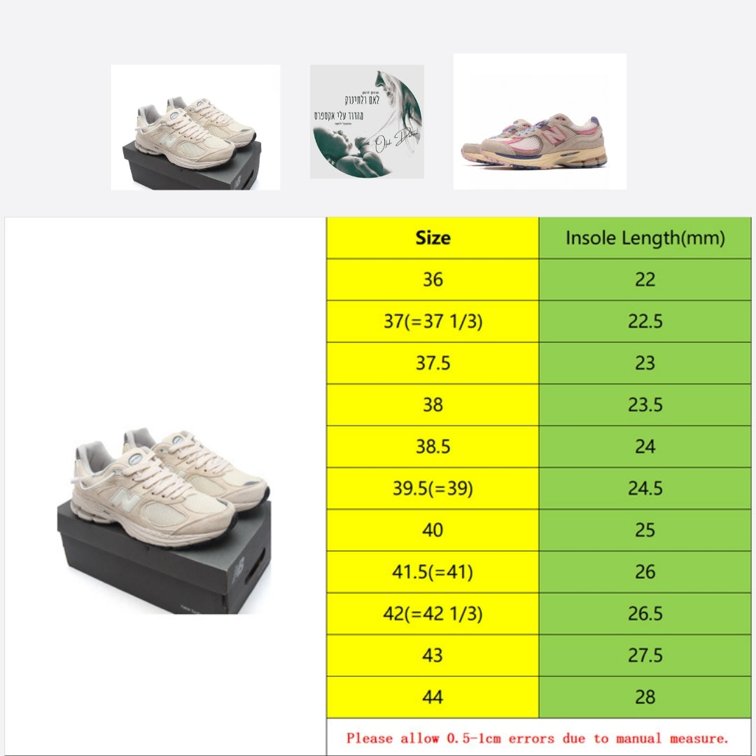 חדש בדוד – נעלי New Balance 2002 דגמי 2025 במידות 36-44 עם קישור מיוחד