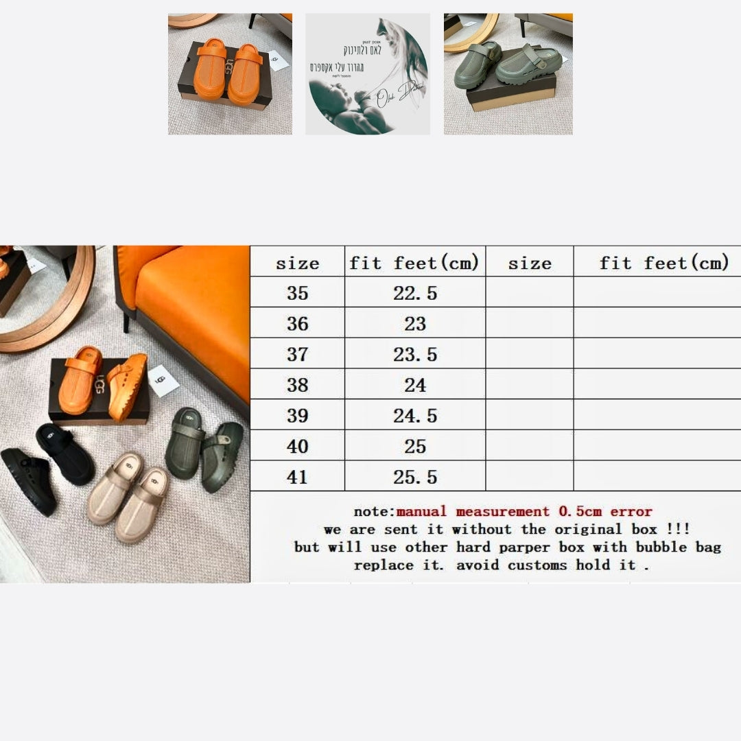 חדש בדוד - סנדלי UGG לקיץ: 4 צבעים לבחירה במידות 35-41 – הזמנה לפי ההוראות!
