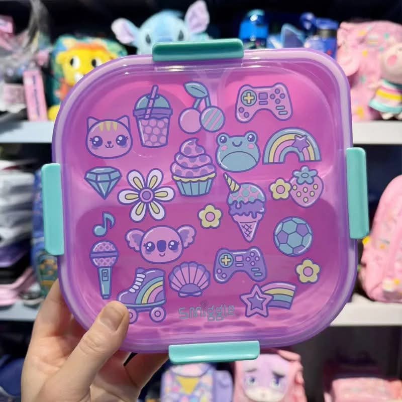 קופסת אוכל מחולקת לילדים Smiggle אוסטרליה