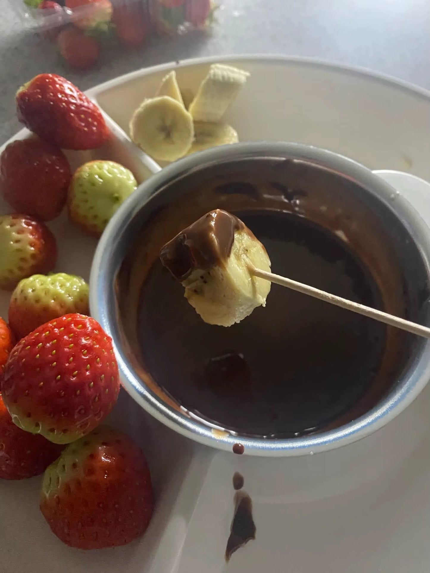 מכשיר פונדו חשמלי לשוקולד וממרחים