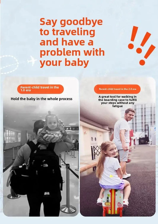 מזוודת מסע עם גלגלים לטיסה