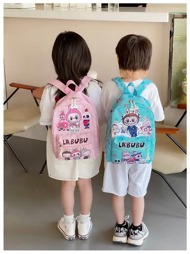 ציוד חזרה לבית הספר Labubu – תיקי גן, קופסאות אוכל ובקבוקי מים