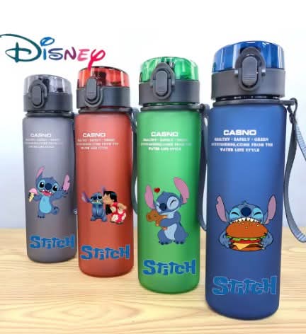 בקבוק שתייה סטיץ עם קש סיליקון מובנה