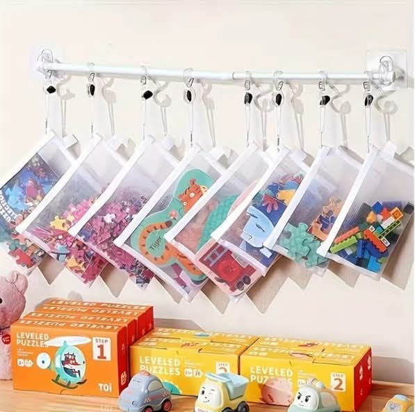 ארגונית משחקים לאחסון קלפים ופאזלים