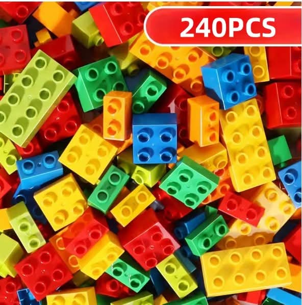 לגו דופלו חלקים גדולים 240 חלקים - מבצע קיץ