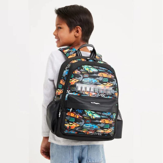 תיק גן לילדים Smiggle מכוניות מרוץ