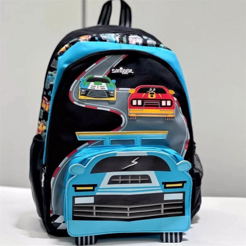 תיק גן לילדים Smiggle מכוניות מרוץ