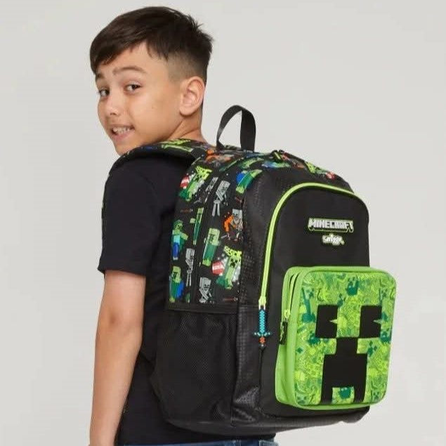 תיק בית ספר וגן Smiggle בעיצוב Minecraft – סט חזרה ללימודים איכותי