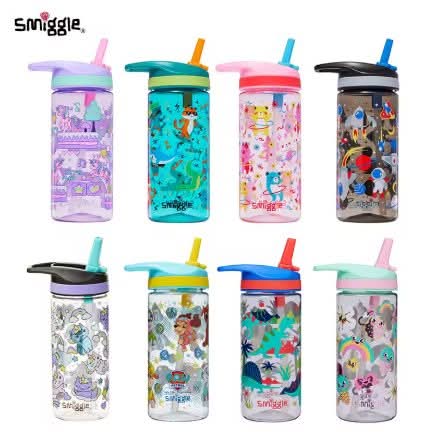 בקבוקי מים Smiggle מקוריים לאחורי בית ספר - עיצובים איכותיים