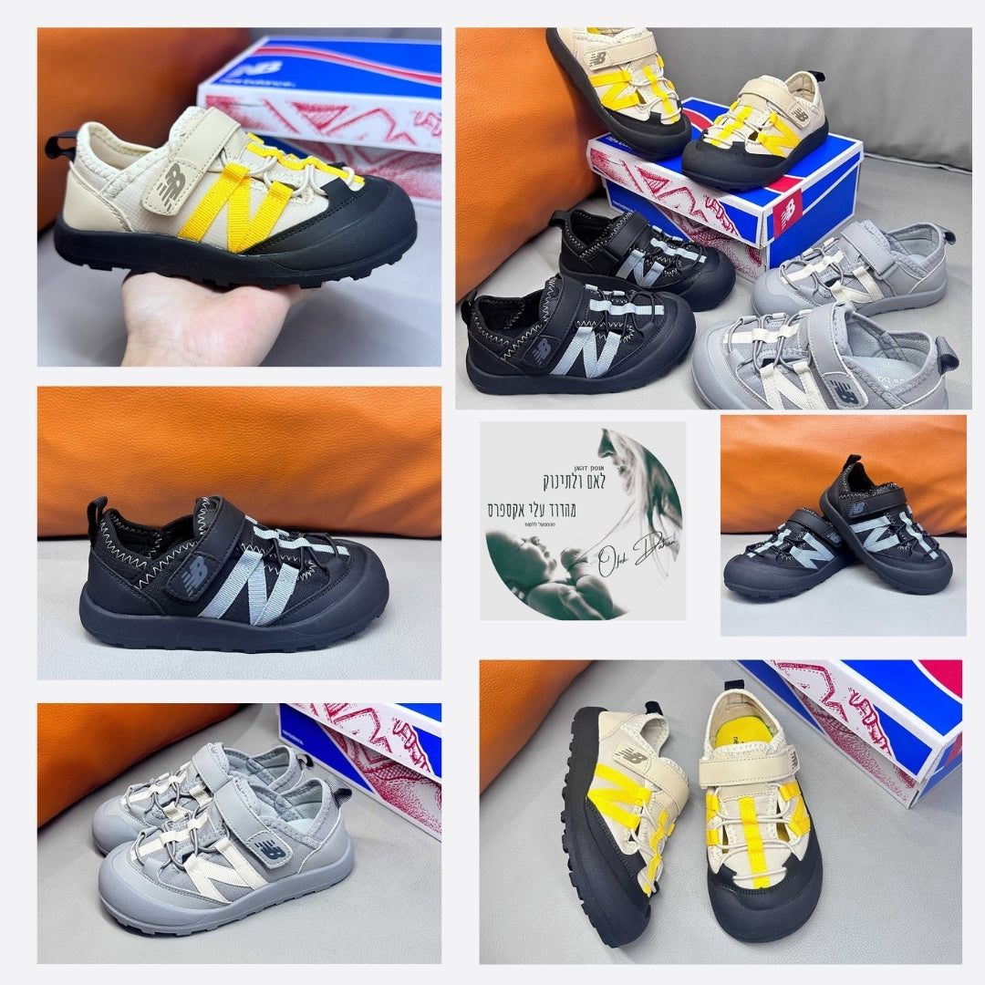 סנדלי ילדים New Balance 2025 – מידות 23-37, 3 צבעים | מבצע מיוחד בדוד עלי