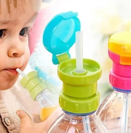 פקק קש סיליקון לילדים – פתרון מושלם לשתייה מבקבוק בקיץ