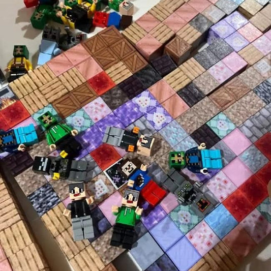 ערכת קוביות מגנט Minecraft עמידות למים