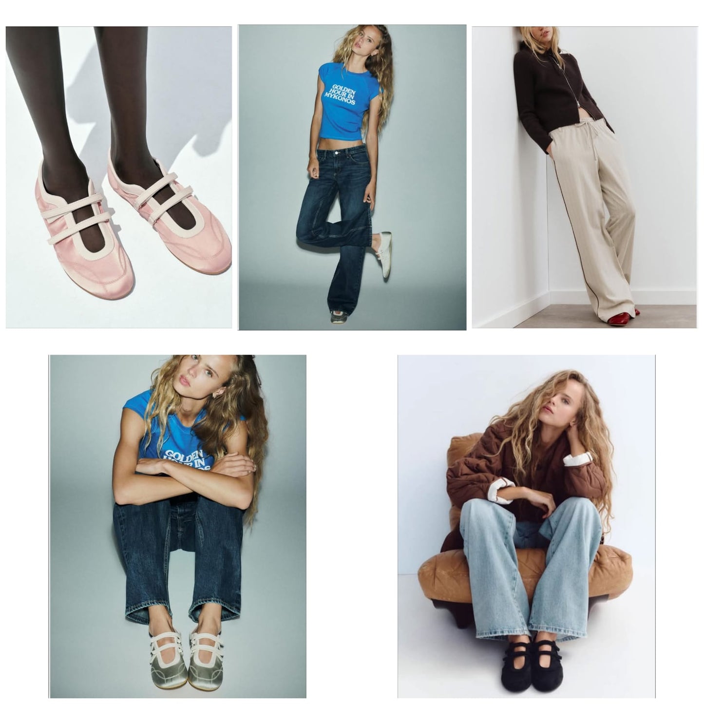 נעלי בובה ZARA – אסופה אופנתית לנשים